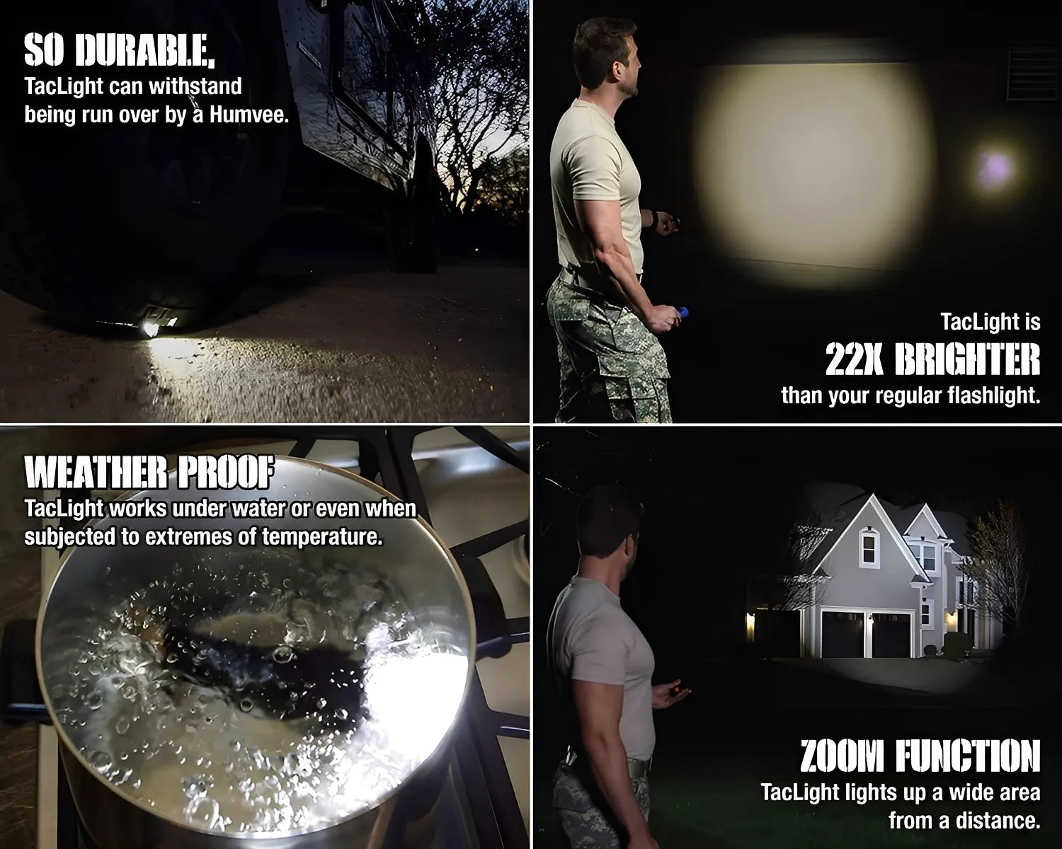 Taclight™ Originală – Lanternă Militară cu Putere Ridicată 2025