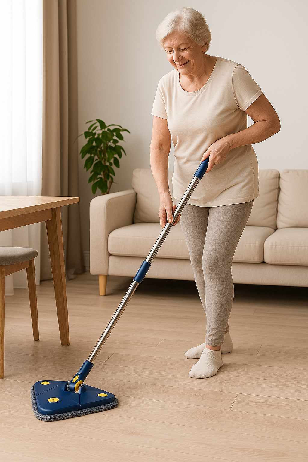 360° TriClean Pro™ Telescopic Cleaning Mop